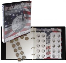 Альбом Lindner L1106 SC для монет 25 центов, с листами