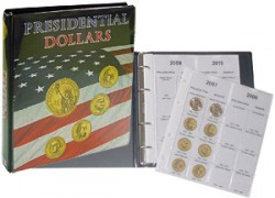 Альбом Lindner L1106 PD для президентских долларов, с листами