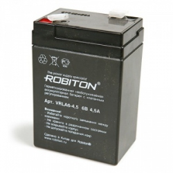 Аккумулятор Robiton VRLA 6V-4,5 Ah